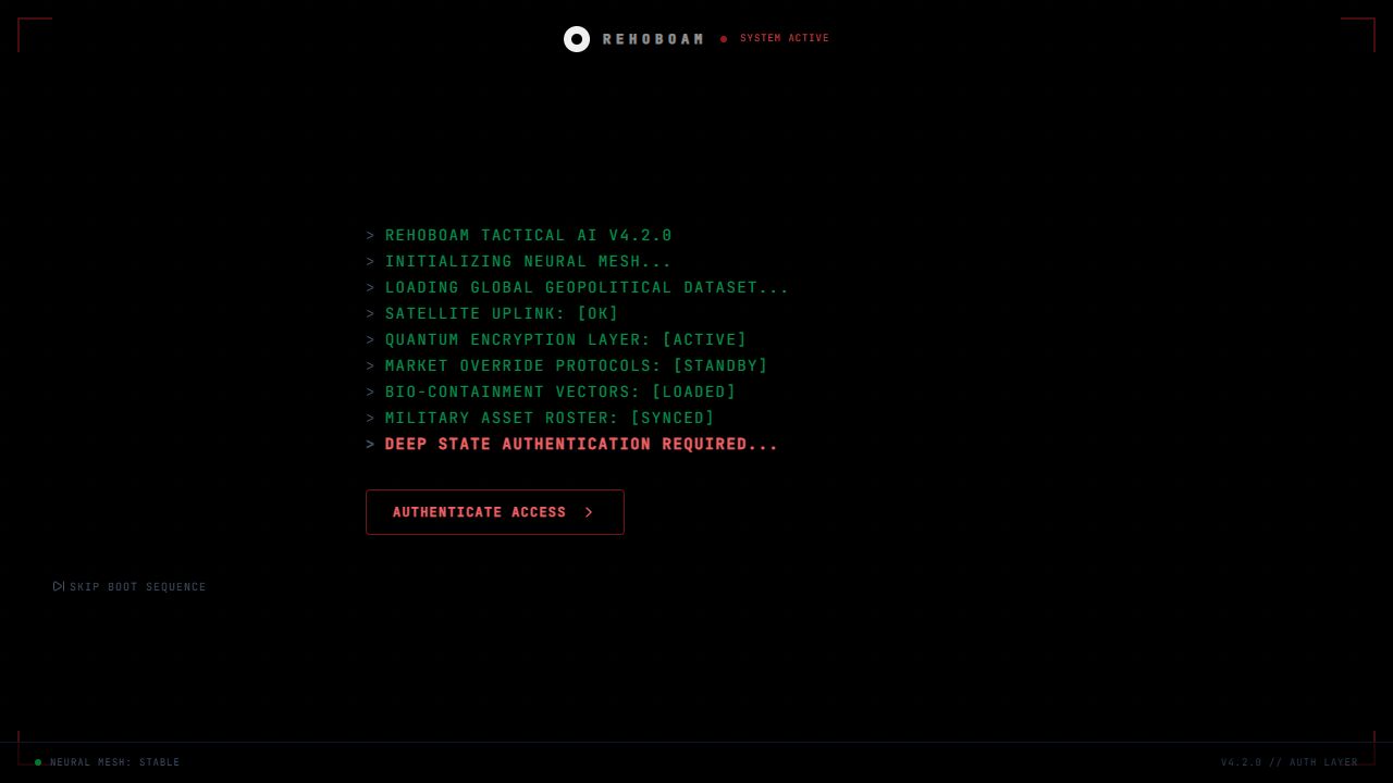 Rehoboam Interface project screenshot
