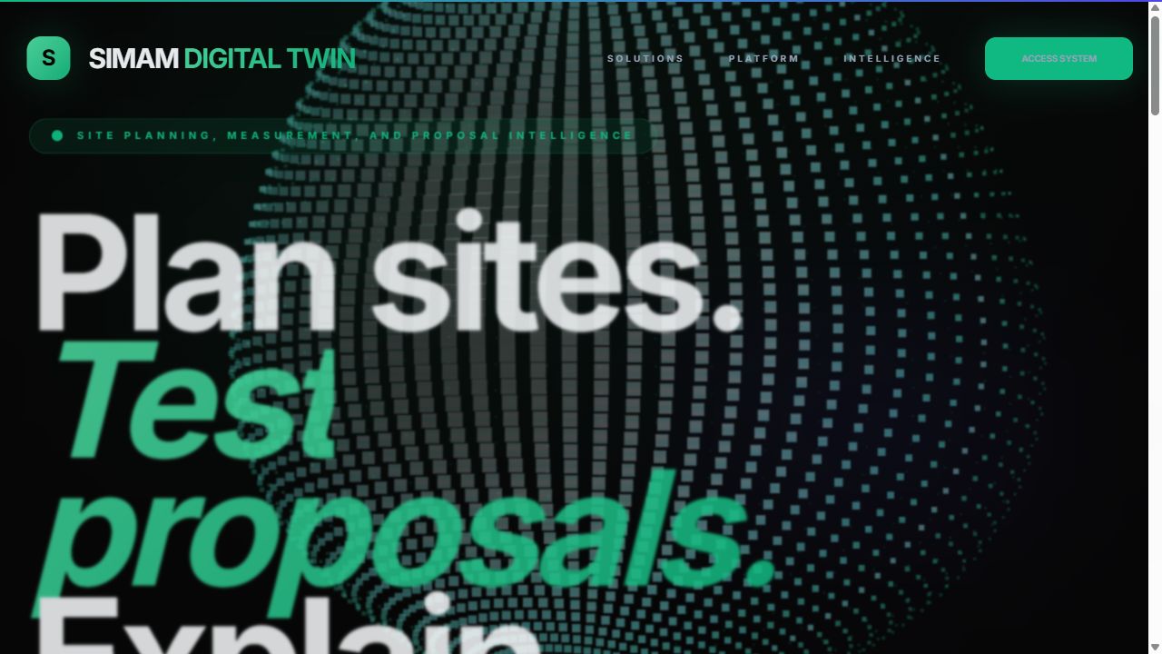 World Planning Twin live product screenshot